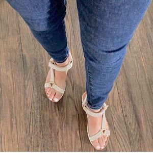 Catherine Malindrino Sparkle platform sandals